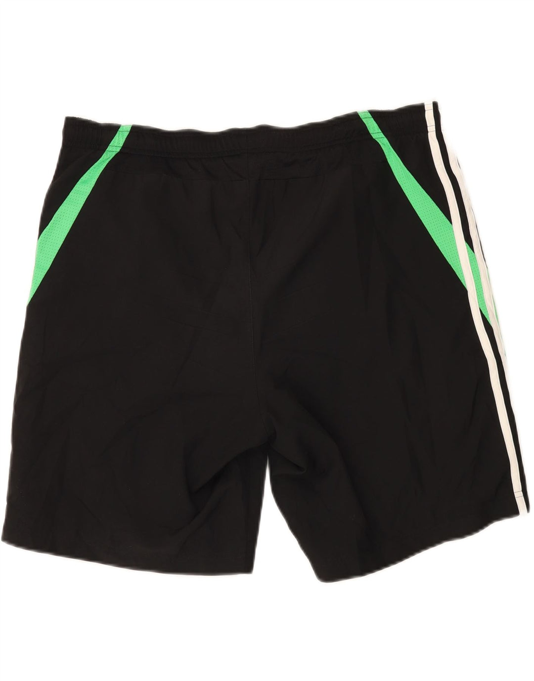 ADIDAS Mens Sport Shorts Large  Black Colourblock Polyester Vintage Adidas and Second-Hand Adidas from Messina Hembry 