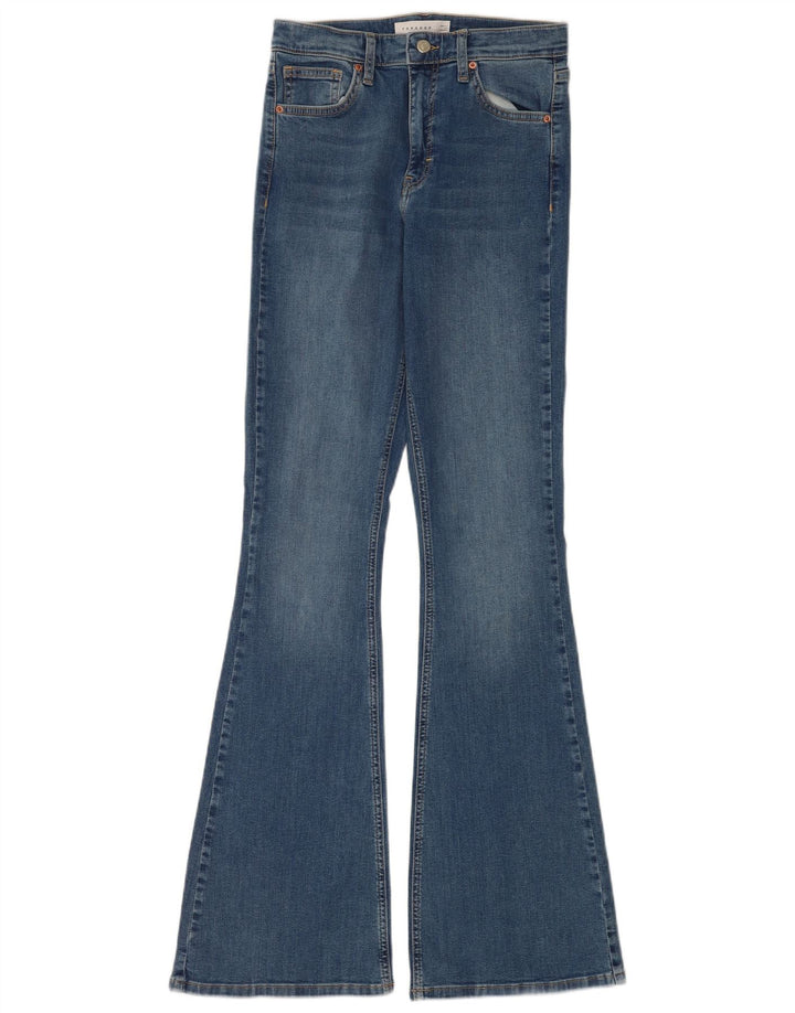 Topshop Γυναικείο Τζιν Jamie Flared W28 L34 Μπλε βαμβακερό