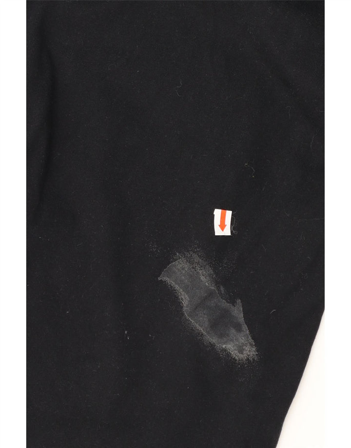 Ανδρικό γραφικό μπλουζάκι Nike, μεσαίο μαύρο βαμβακερό