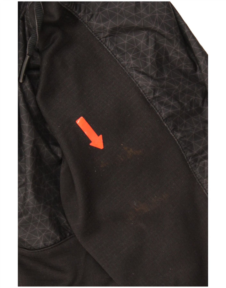 Ανδρικό πουλόβερ με κουκούλα με φερμουάρ North Face Μικρό μαύρο γεωμετρικό