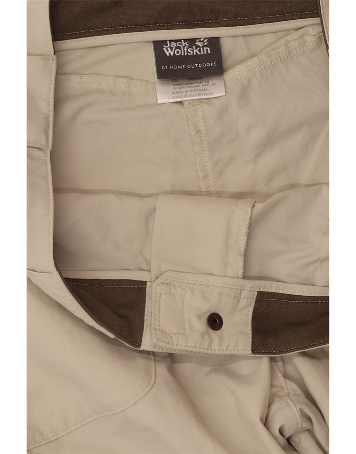 Jack Wolfskin Γυναικείο Παντελόνι Cargo UK 8 Small W30 L31 Beige Polyamide