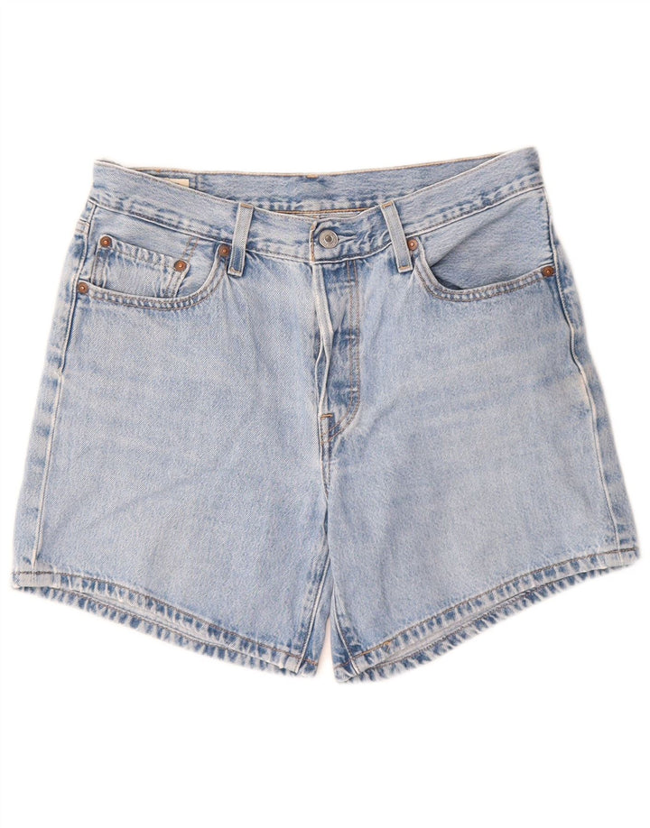 Γυναικείο τζιν σορτς Levi's W28, μεσαίο μπλε βαμβακερό
