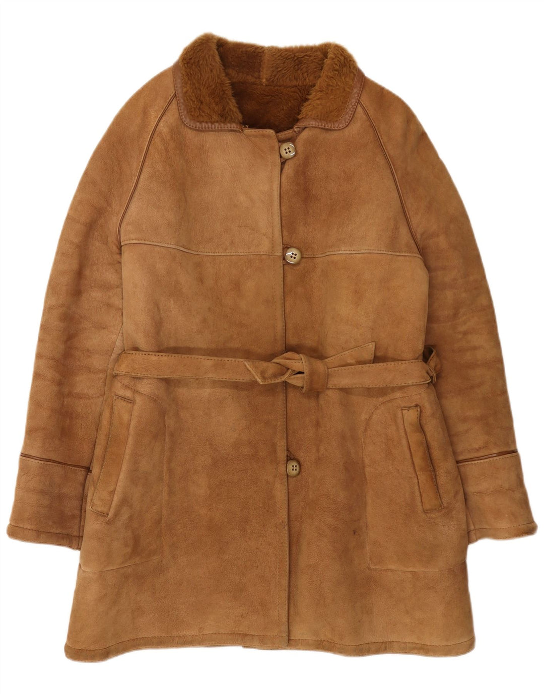 Everest Γυναικείο Παλτό Shearling IT 50 XL Μπεζ