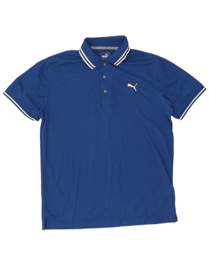 Ανδρικό πουκάμισο Polo Puma με μεγάλο μπλε πολυεστέρα