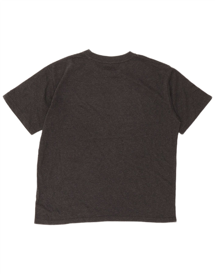 Γυναικείο γραφικό μπλουζάκι Superdry Top UK 14 Large Grey Cotton