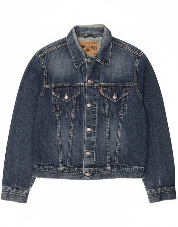 Ανδρικό τζιν μπουφάν Highland UK 40 Large Blue