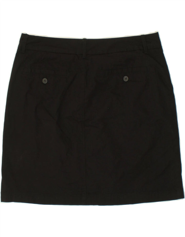 DOCKERS Womens A-Line Skirt US 8 Medium W32 Black Cotton Vintage Dockers and Second-Hand Dockers from Messina Hembry 
