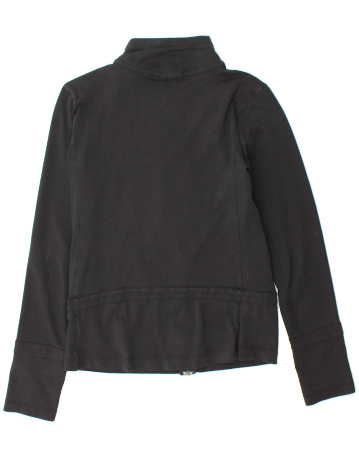 NIKE Womens Tracksuit Top Jacket UK 12/14 Medium Black Polyester Vintage Nike and Second-Hand Nike from Messina Hembry 