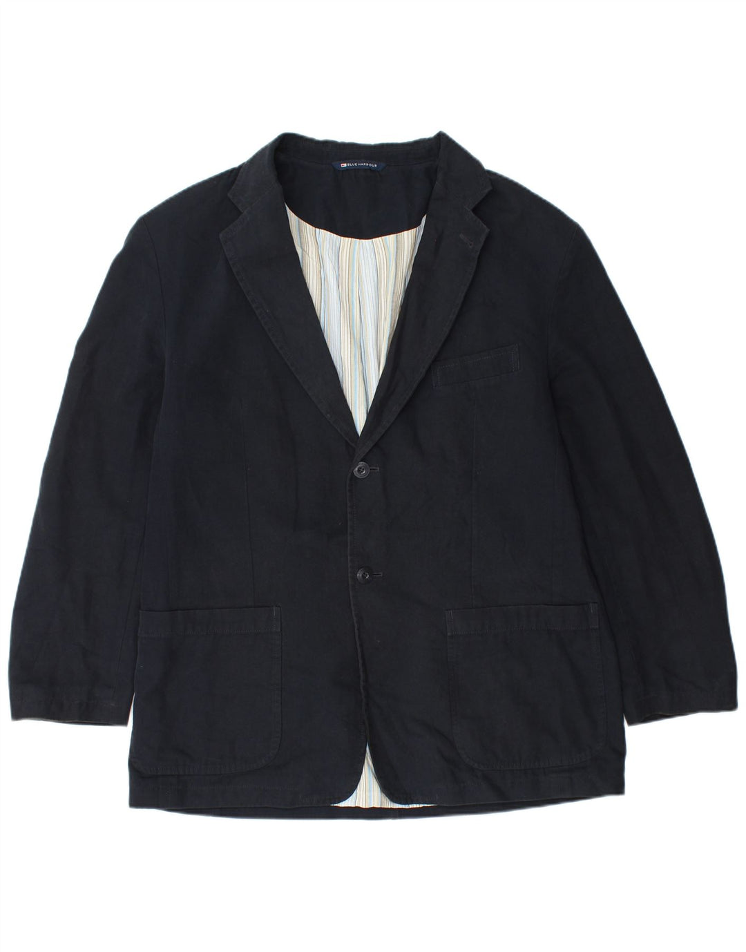 Marks & Spencer Ανδρικό μπλέιζερ με 2 κουμπιά μπουφάν UK 40 Large Navy Blue Viscose