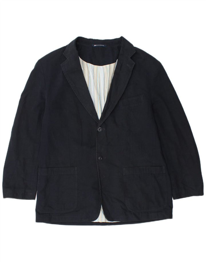 Marks & Spencer Ανδρικό μπλέιζερ με 2 κουμπιά μπουφάν UK 40 Large Navy Blue Viscose