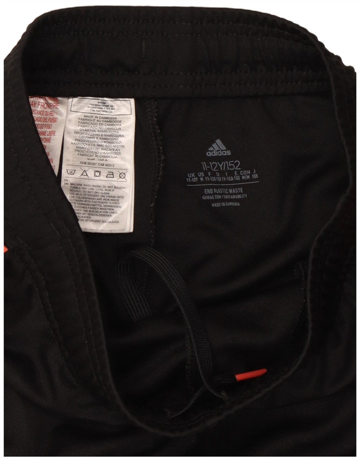 Παντελόνι αθλητικής φόρμας ADIDAS Girls Aeroready 11-12 ετών μαύρο χρώμα