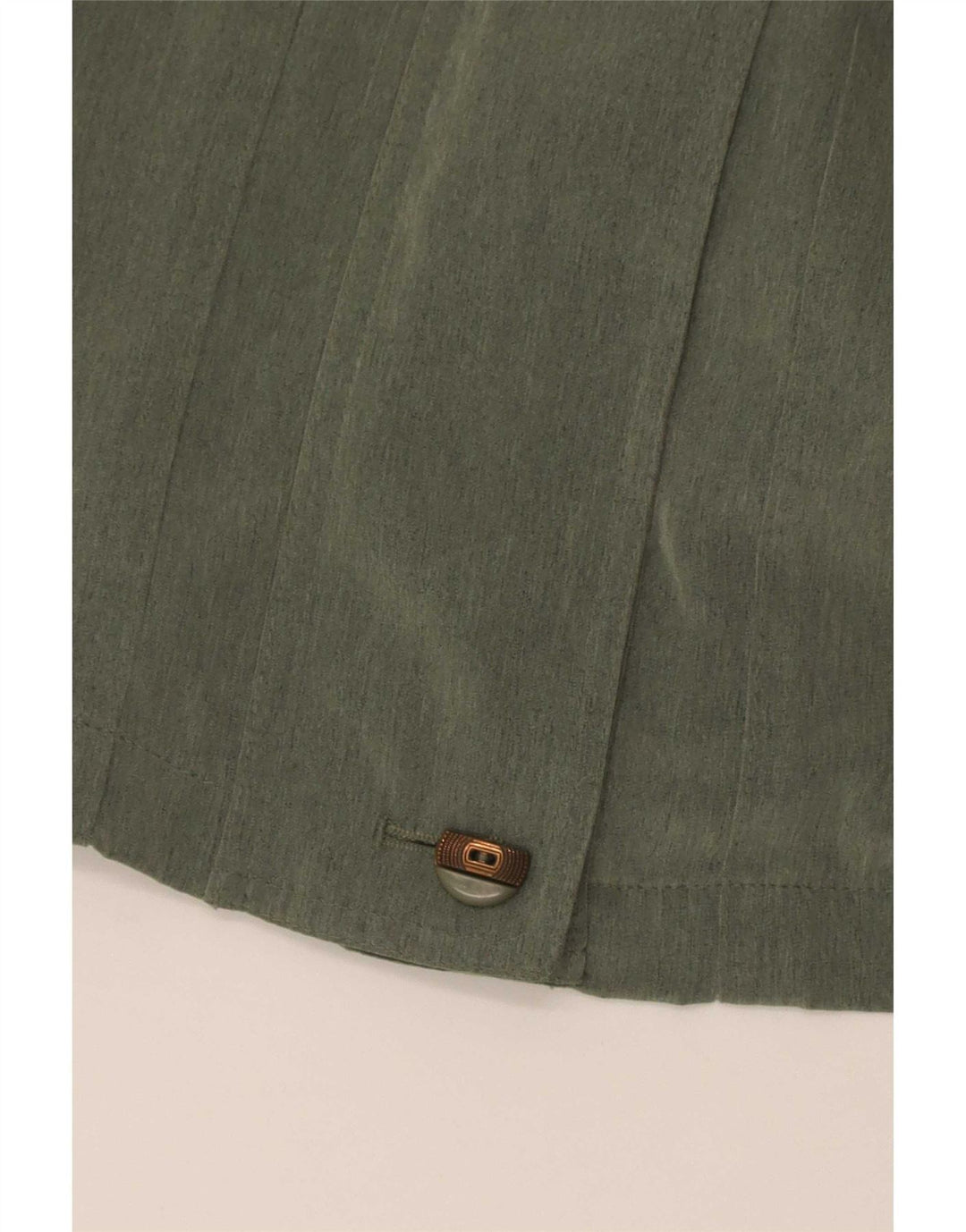 Vintage γυναικείο πανωφόρι UK 14 Large Green Polyester
