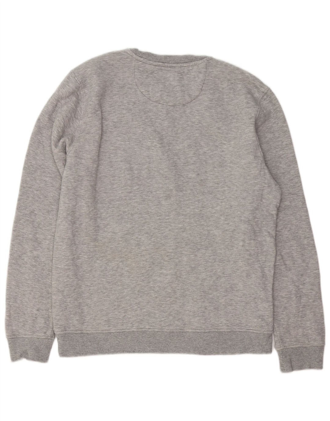 CREW CLOTHING Ανδρικό φούτερ Jumper Μεσαίο γκρι βαμβακερό
