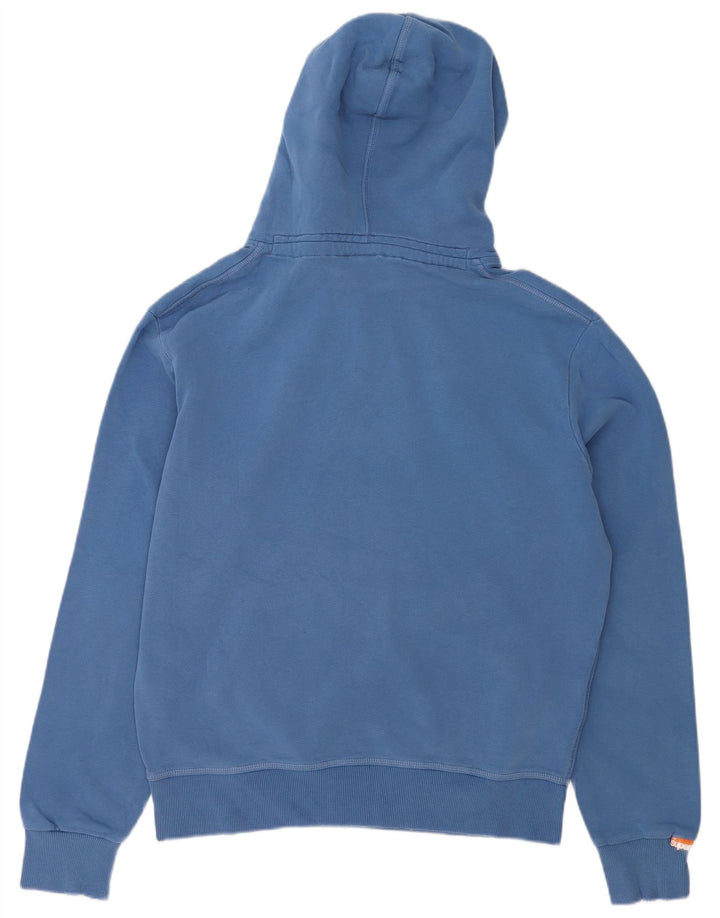 Superdry Ανδρικό Hoodie Jumper 2XL Blue Cotton