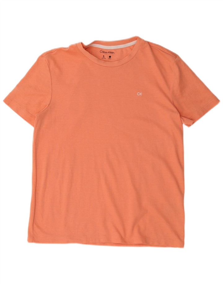 Ανδρικό T-Shirt Calvin Klein Top Μεσαίο πορτοκαλί βαμβακερό