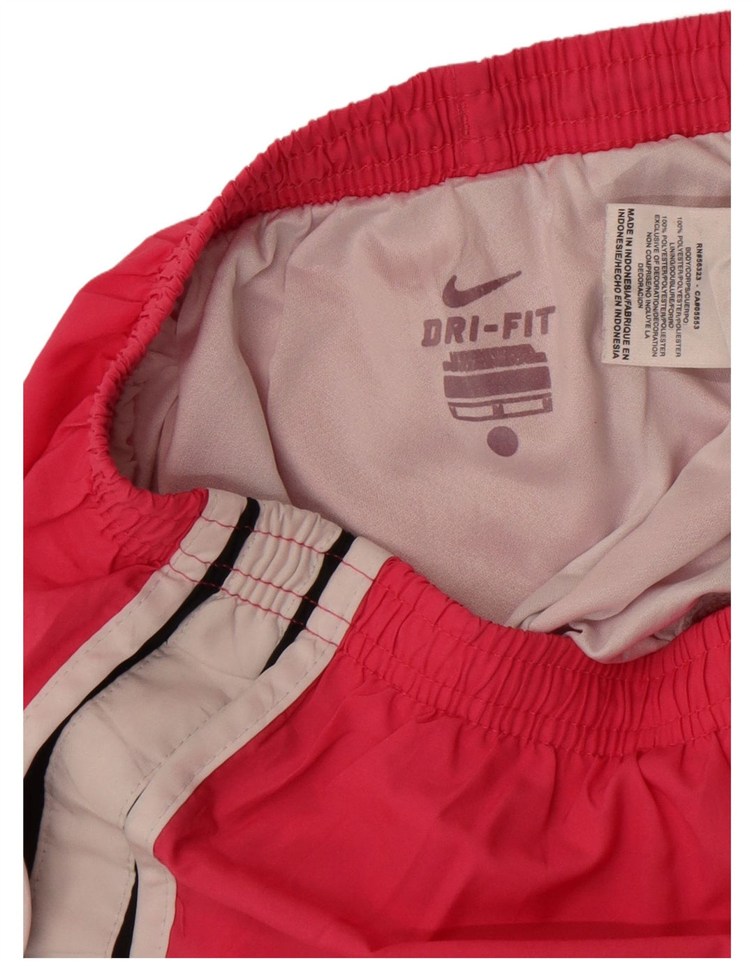 Γυναικείο αθλητικό σορτς Nike Dri Fit UK 12 μεσαίου ροζ χρώματος πολυεστέρας