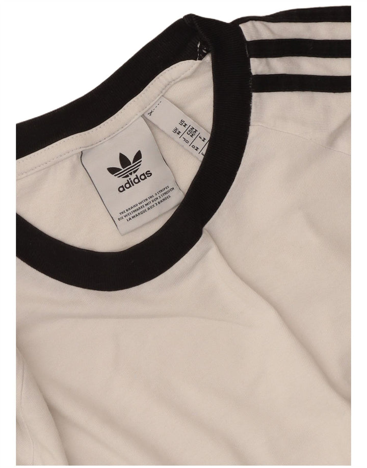 Ανδρικό T-Shirt ADIDAS Top Medium Λευκό