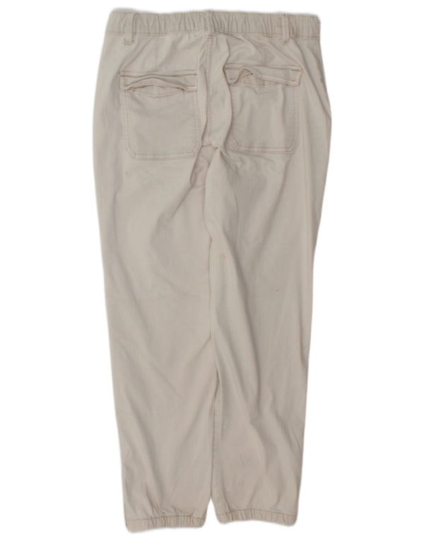 Marks & Spencer Γυναικείο Παντελόνι Jogger UK 12 Medium W32 L26 Beige βαμβακερό