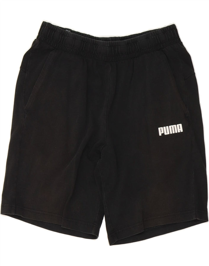 PUMA Mens Sport Shorts Medium Black Vintage Puma and Second-Hand Puma from Messina Hembry 