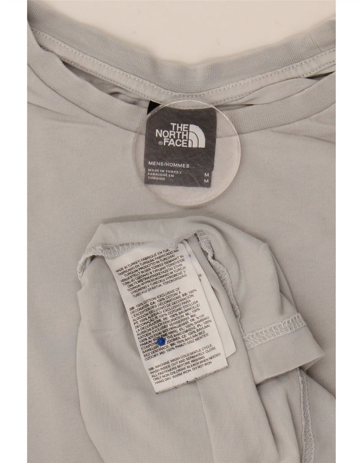 Ανδρικό γραφικό T-Shirt North Face Top Medium Grey Cotton