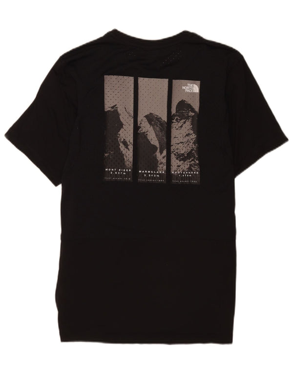 Ανδρικό γραφικό μπλουζάκι North Face Top Small Black Nylon