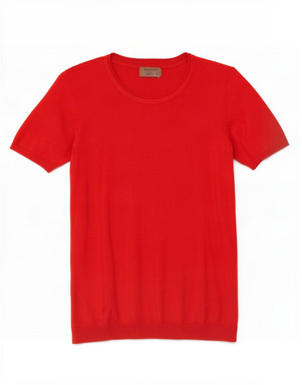 Falconeri Γυναικεία Μπλούζα Τοπ UK 8 Small Pink Cotton