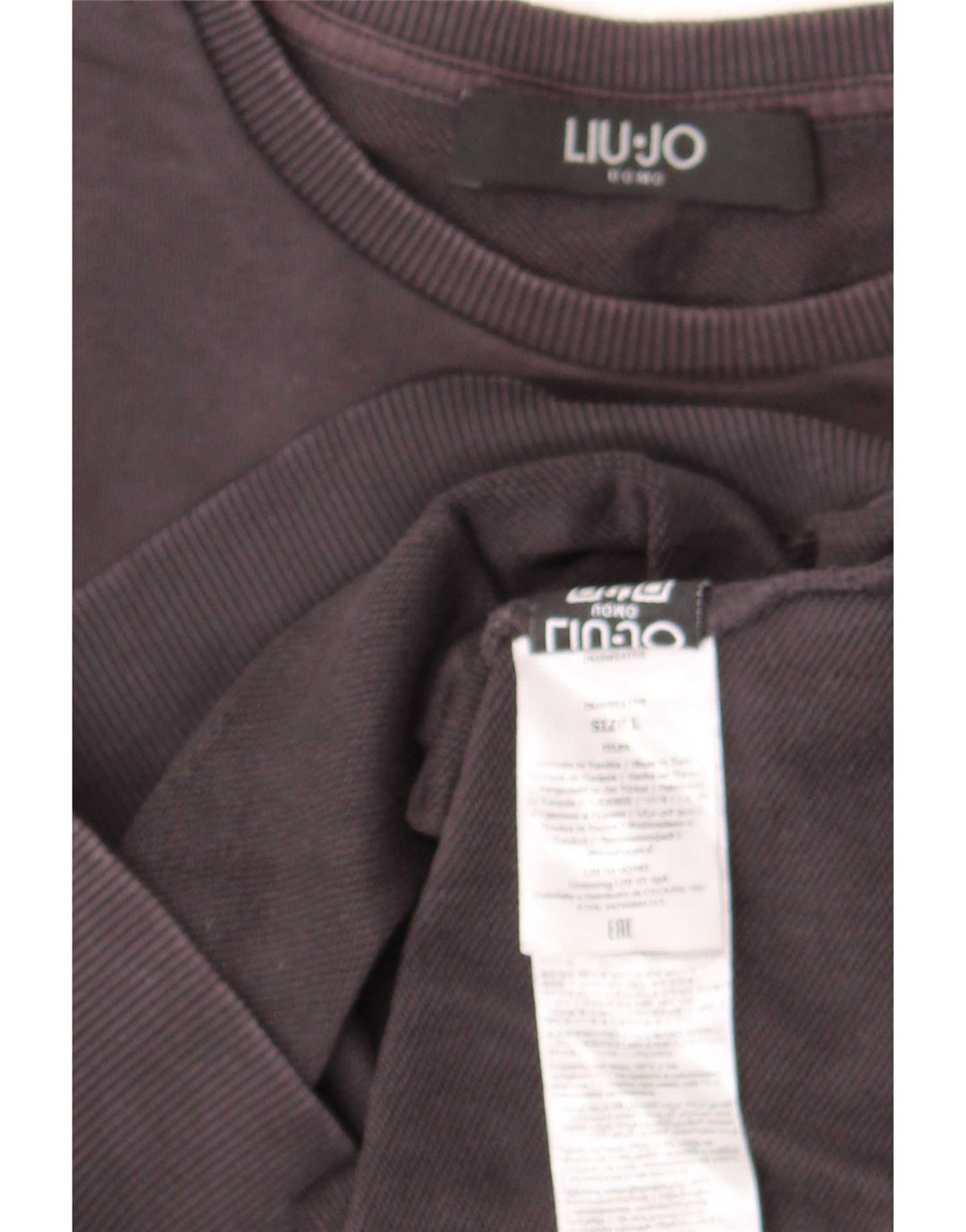Ανδρικό φούτερ Liu Jo Jumper μεγάλο γκρι βαμβακερό