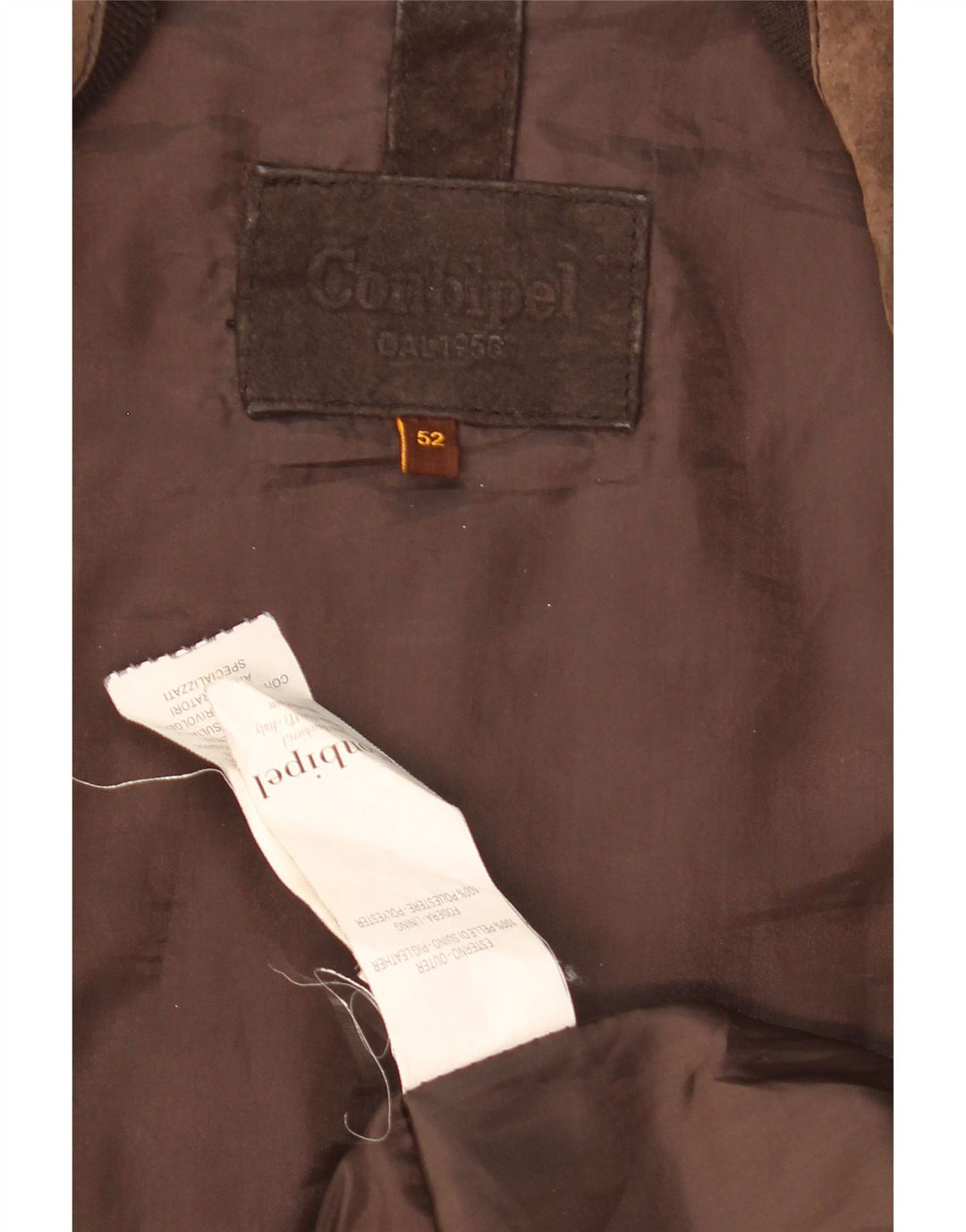 Ανδρικό Suede Jacket Conbipel IT 52 Large Brown Δερμάτινο