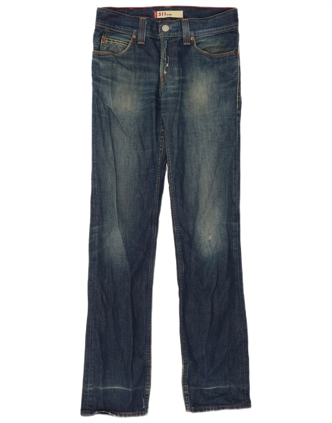 Levi's Womens 511 Slim Jeans W30 L33 Blue