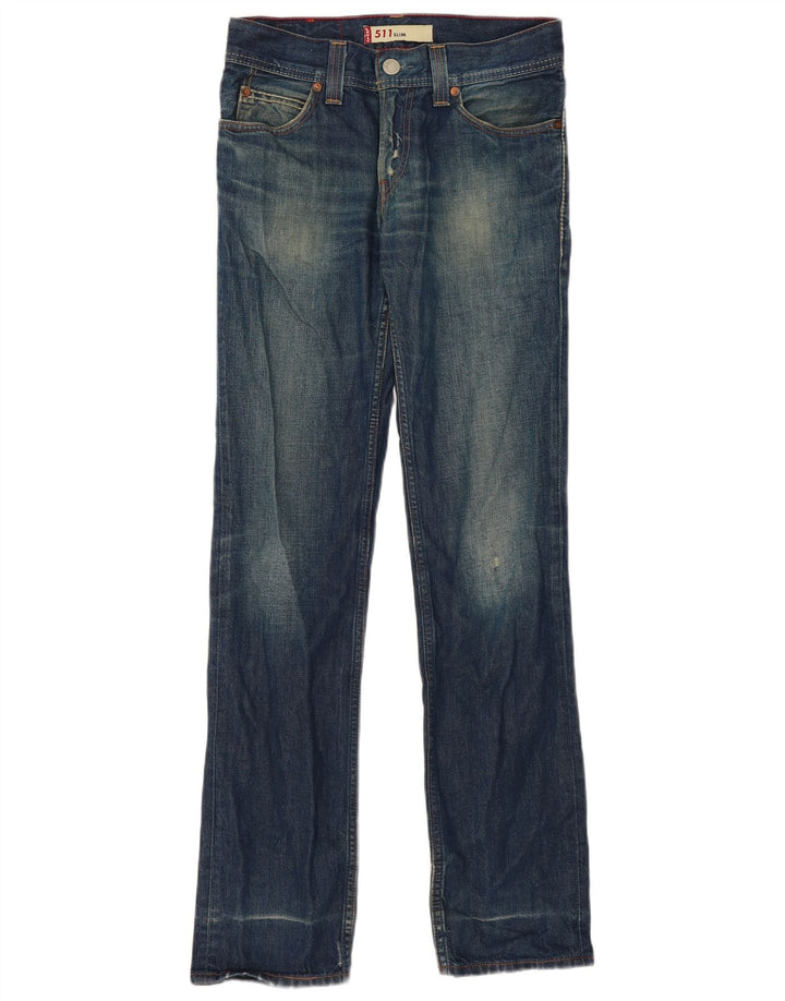 Levi's Womens 511 Slim Jeans W30 L33 Blue