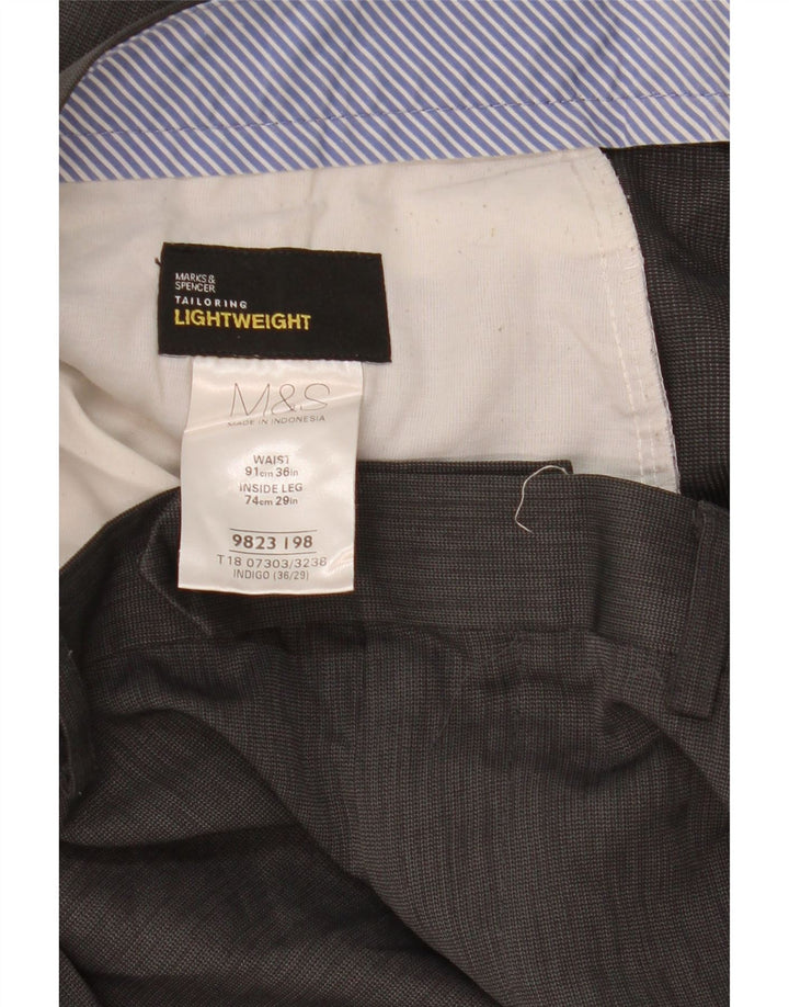 Marks & Spencer Ανδρικό ίσιο παντελόνι W36 L29 Γκρι