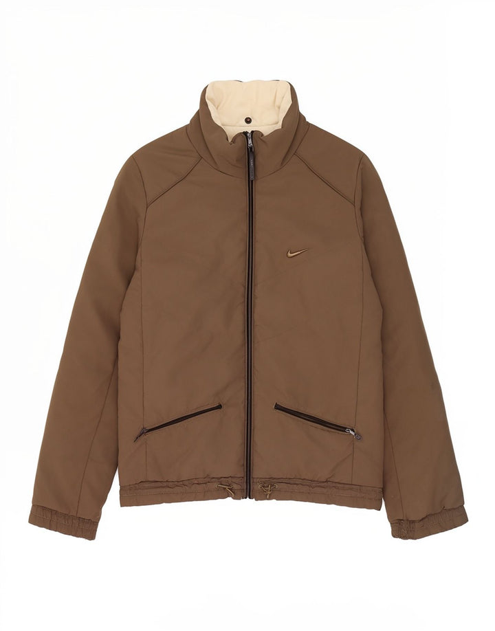 Γυναικείο αναστρέψιμο μπουφάν Nike UK 40 Large Brown Colourblock