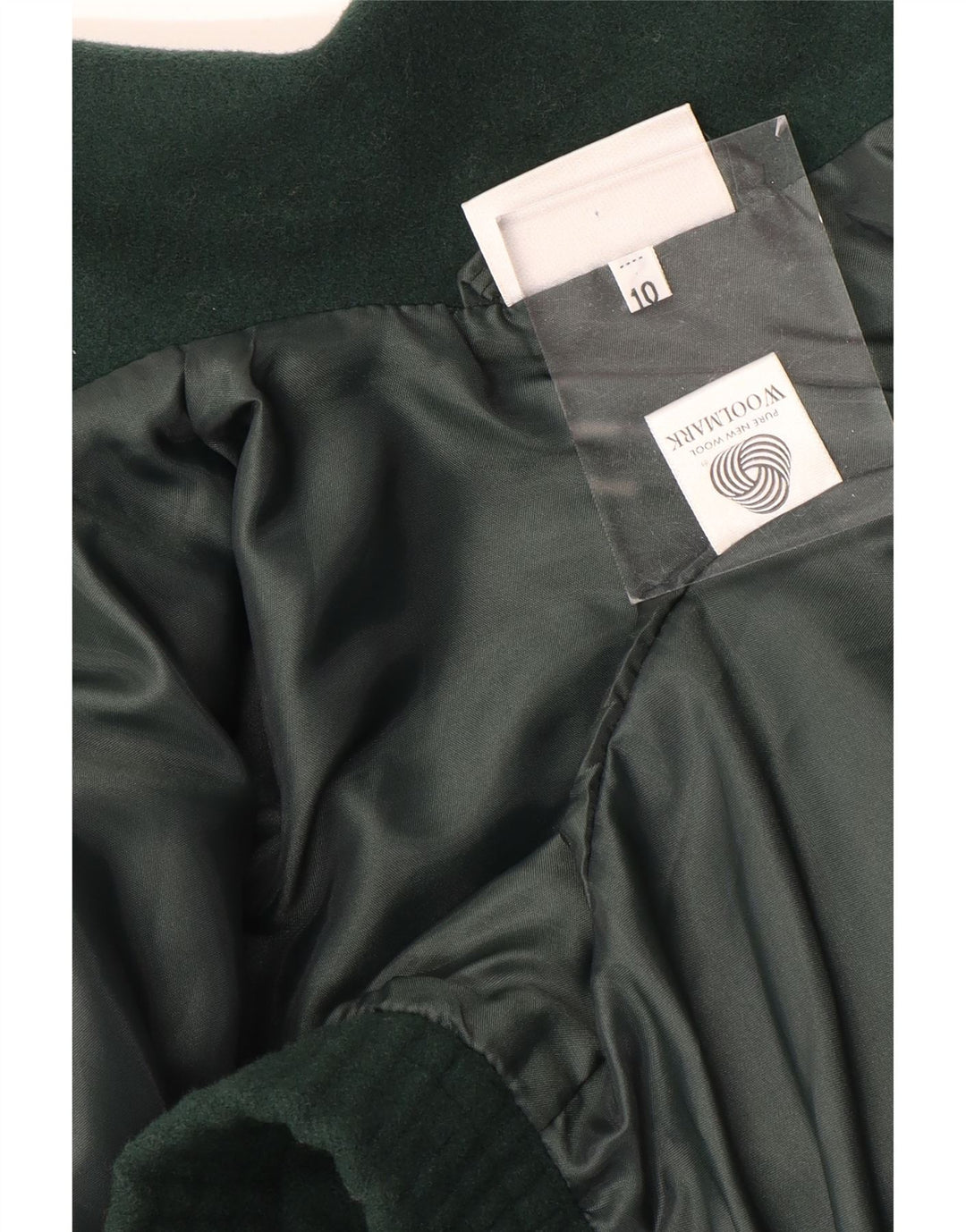 EDINBURGH Γυναικείο Oversized Πανωφόρι UK 10 Small Green Wool