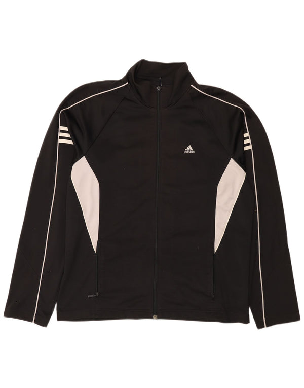 Ανδρική φόρμα Adidas Top Jacket UK 42/44 Large Black Colourblock Polyester