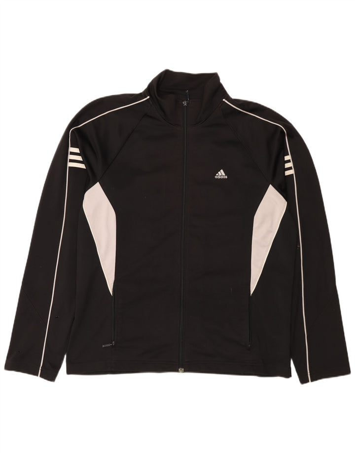 Ανδρική φόρμα Adidas Top Jacket UK 42/44 Large Black Colourblock Polyester