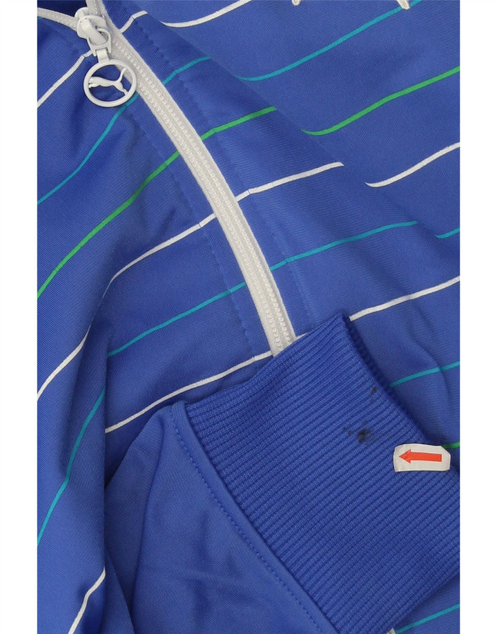 Ανδρική φόρμα Adidas Top Jacket Μεσαίο μπλε ριγέ πολυεστέρα
