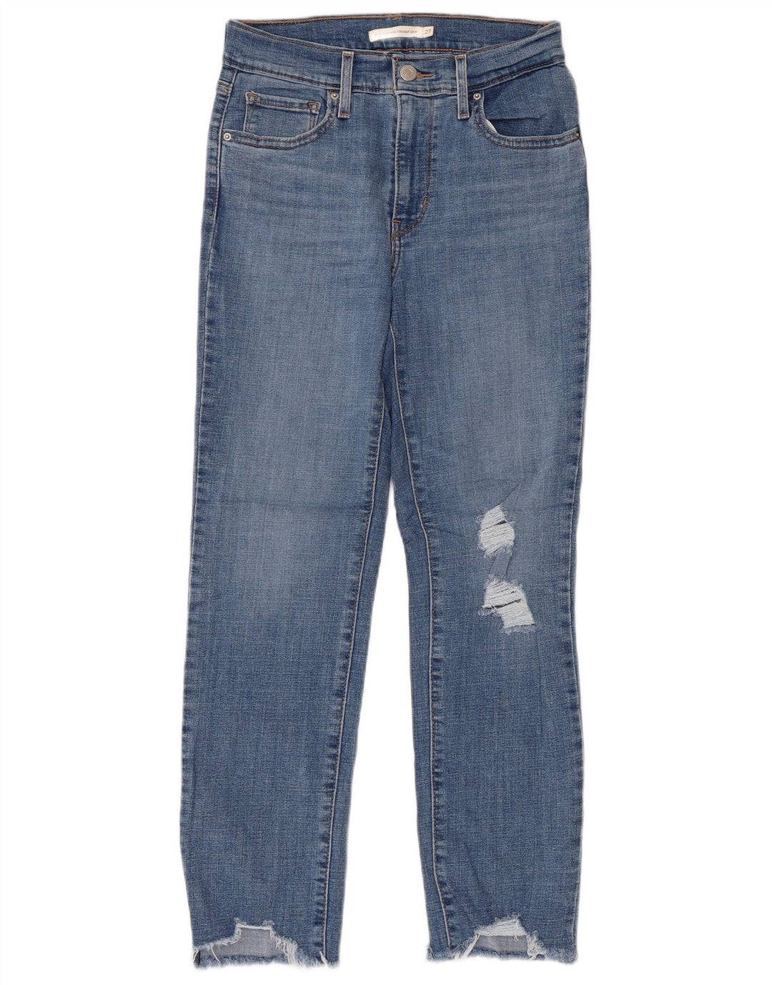 Γυναικείο τζιν Levi's 724 High Rise Straight Cropped W27 L26 Blue