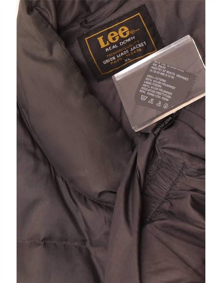 Lee Mens Padded Gilet UK 42 XL Grey Nylon