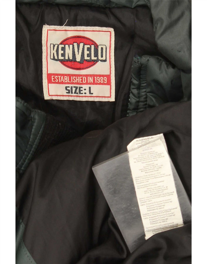 Kenvelo Ανδρικό μπουφάν UK 40 Large Green Polyester