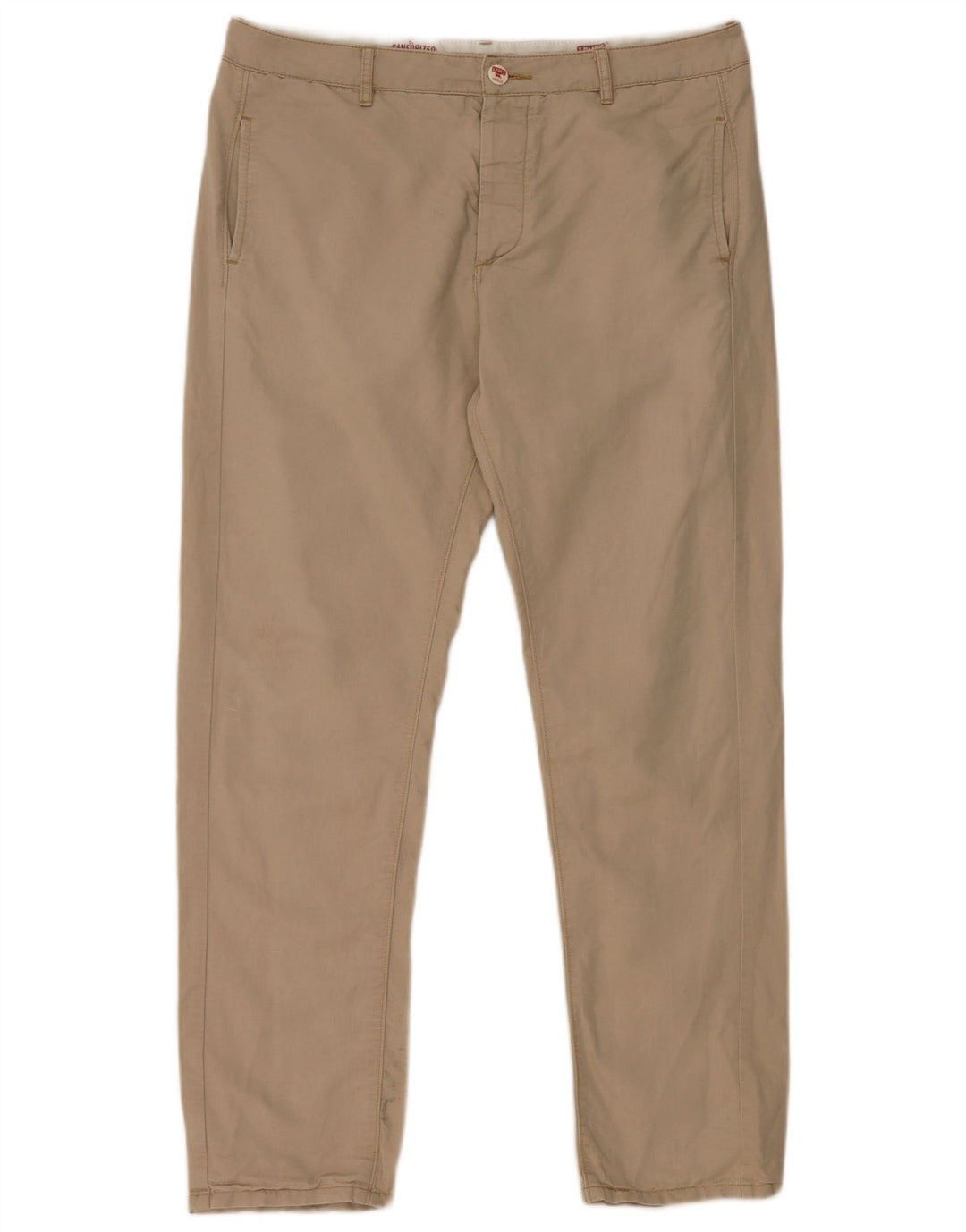Ανδρικό ίσιο παντελόνι Chino Levi's W28 L32 Γκρι βαμβακερό