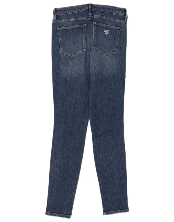 Guess Womens Curve Ψηλόχρωμο Skinny Jeans W30 L29 Μπλε βαμβακερό