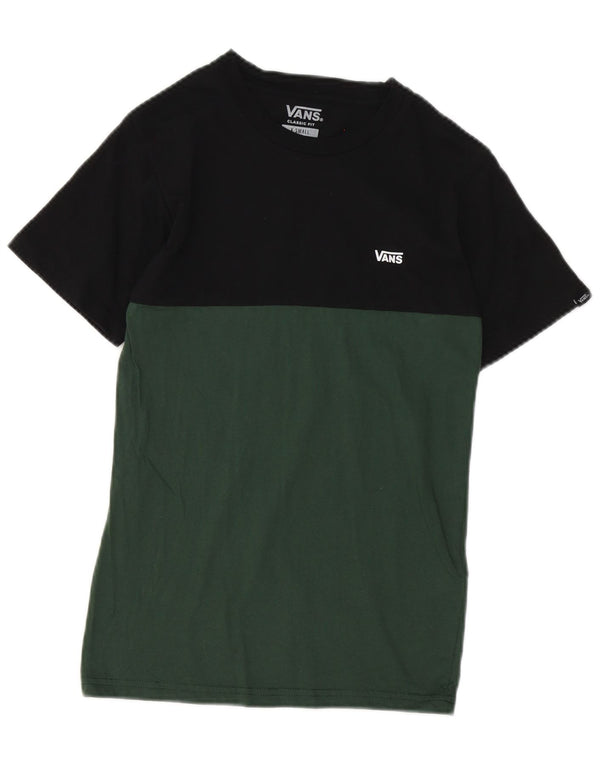 Ανδρικό T-Shirt Vans Classic Fit Top XS Μαύρο Colourblock Βαμβακερό