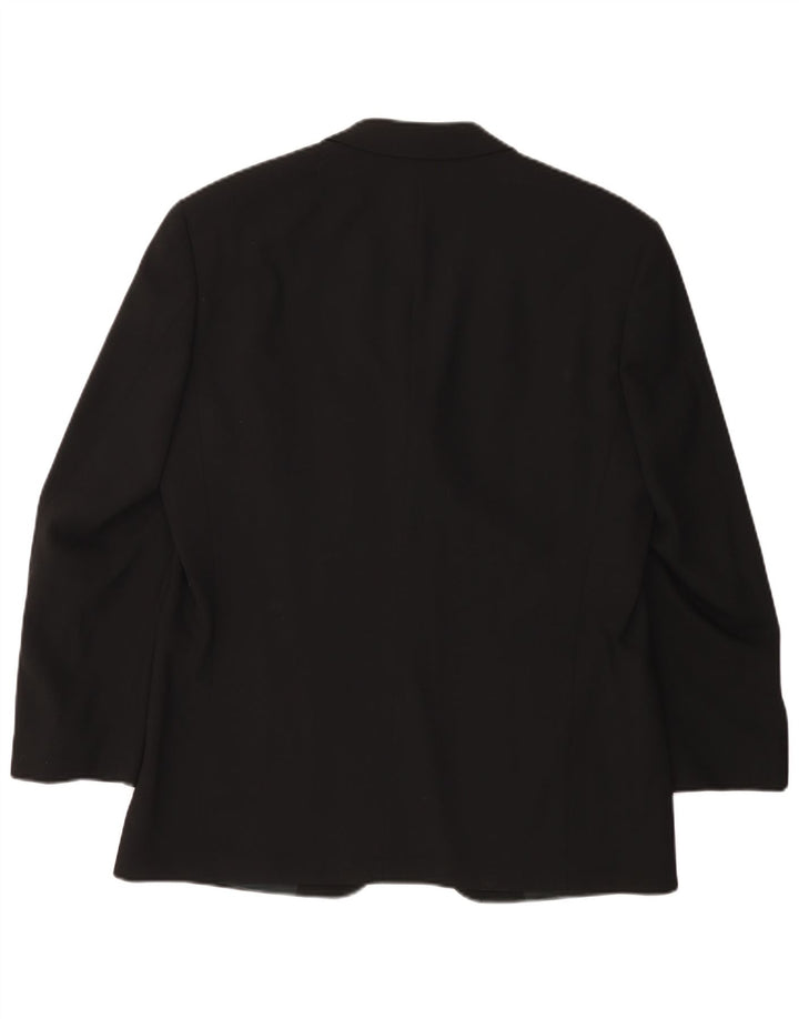 HUGO BOSS Ανδρικό σακάκι 3 κουμπιών UK 38 Medium Black New Wool