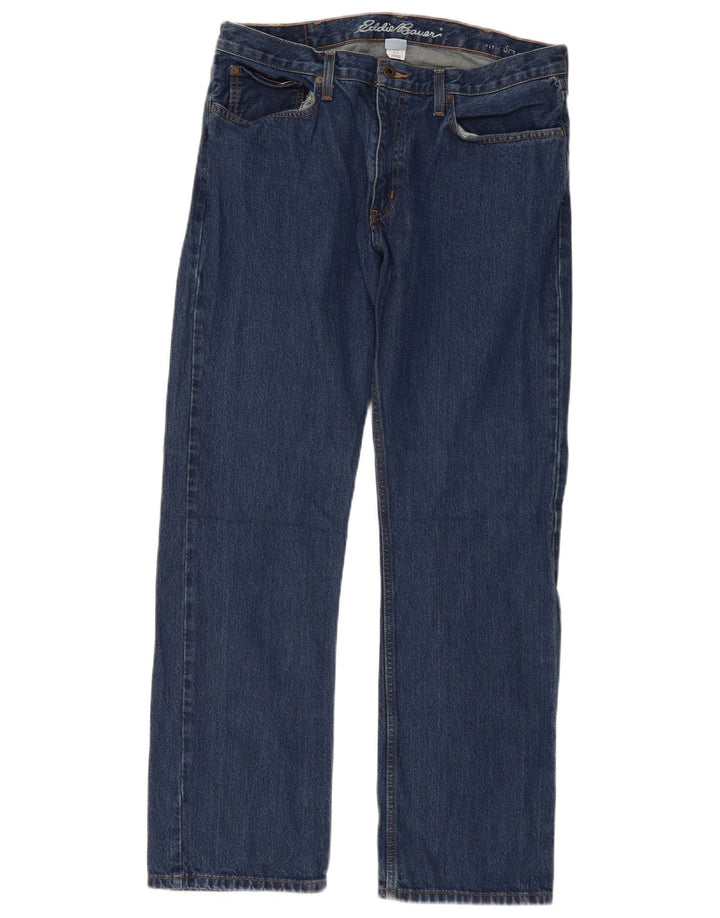 Γυναικείο ίσιο τζιν Eddie Bauer W36 L32 Μπλε βαμβακερό