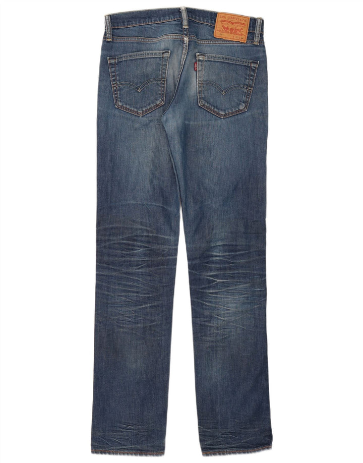 Levi's Womens 511 Slim Jeans W30 L34 Blue Cotton