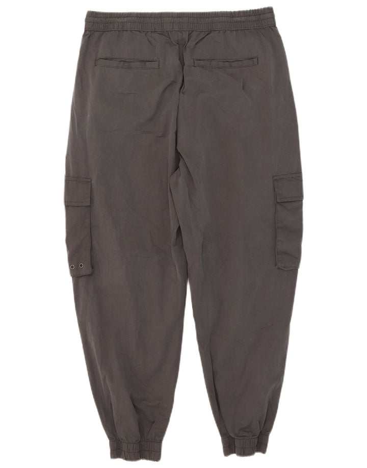 Zara Ανδρικά παντελόνια Crop Joggers Cargo Large W32 L24 Grey Polyester