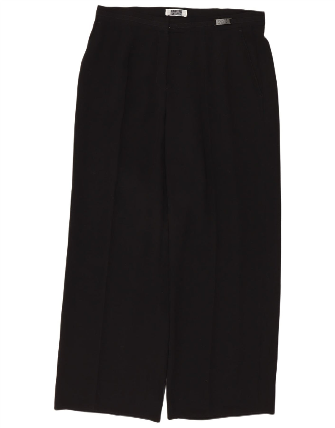 Perte από την Krizia Γυναικείο ίσιο παντελόνι Chino W32 L28 Μαύρο Πολυεστέρας