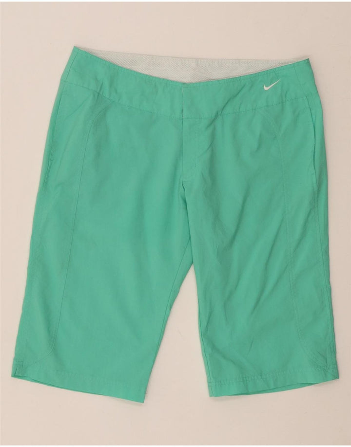 Γυναικεία βερμούδα NIKE US 12/14 Large W34 Τυρκουάζ Πολυεστέρας