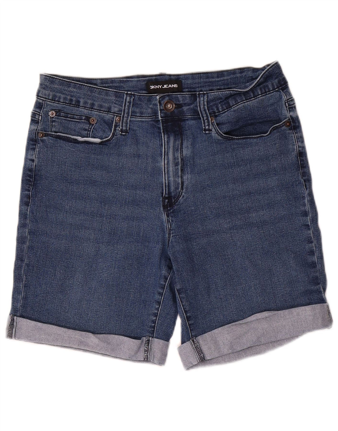 Dkny Γυναικείο τζιν σορτς US 6 Medium W32 Μπλε