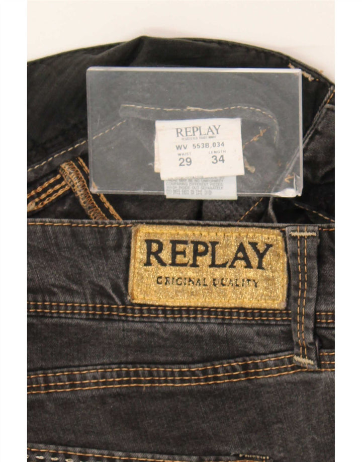 Replay Γυναικείο Slim Jeans W29 L34 Γκρι βαμβακερό